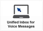 Whether the call comes to your desk phone, mobile device or soft phone, you'll get an email with any messages.