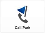 Call Parking allows a user to park a call against an extension so that any member of the group or enterprise can retrieve it. While the call is parked, the user can make and receive other calls freely and invoke other features without limitation.