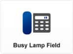 Allows a user with a SIP attendant console phone to monitor the availability or 'busy' status and remote party information of selected users via the busy lamp fields on the phone.