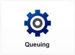 When all call center agents are busy, incoming calls can be queued until they can be presented to an available agent.
