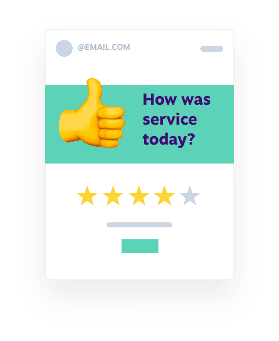 Customer satisfaction surveys