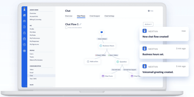 New admin portal helps you set up phone numbers, users, call flows, and voicemail 