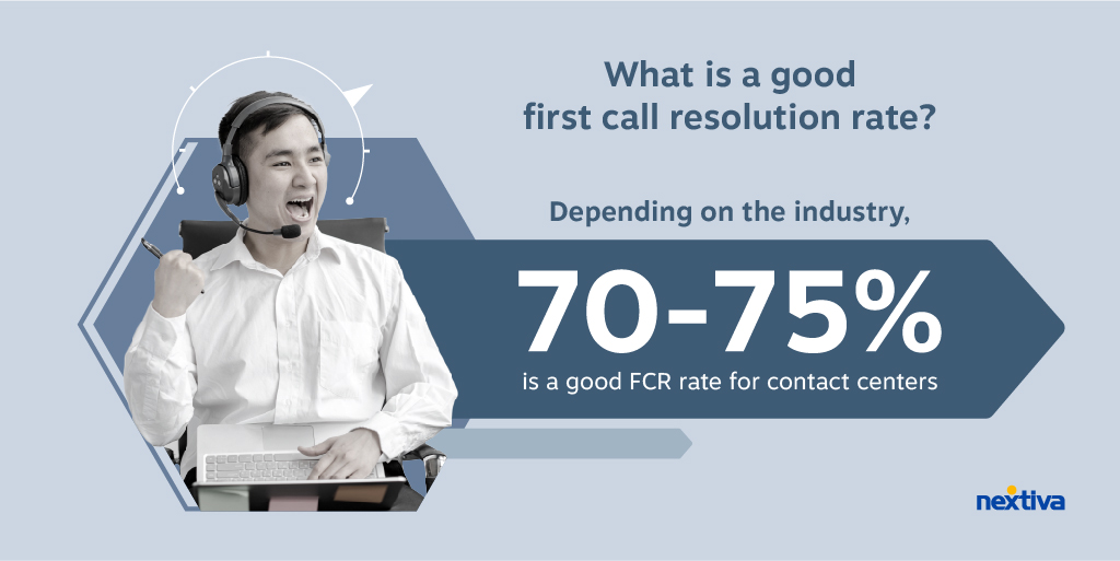 Good first call resolution rate