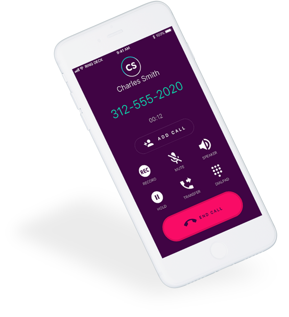 RingDeck business phone app