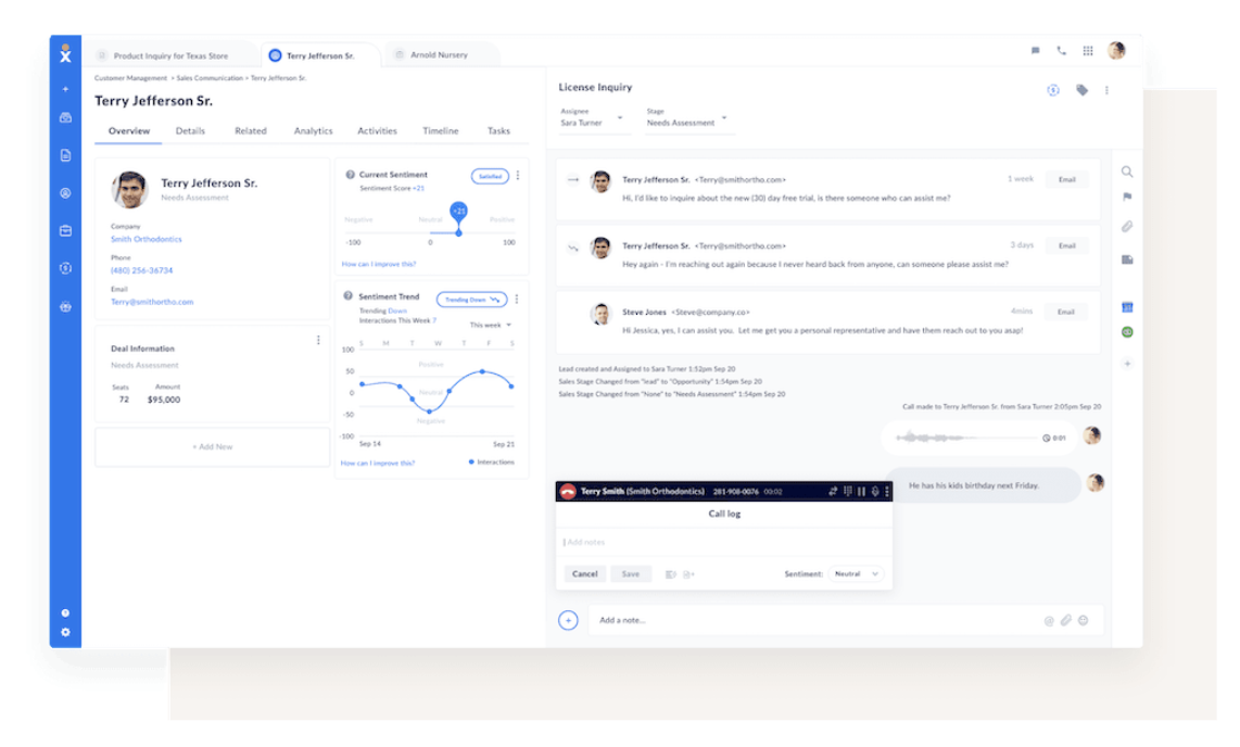 An image showing how you can set up a contact center in Nextiva