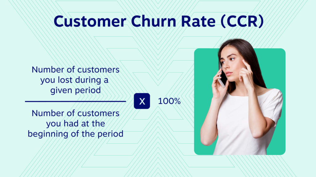 Customer churn rate calculation