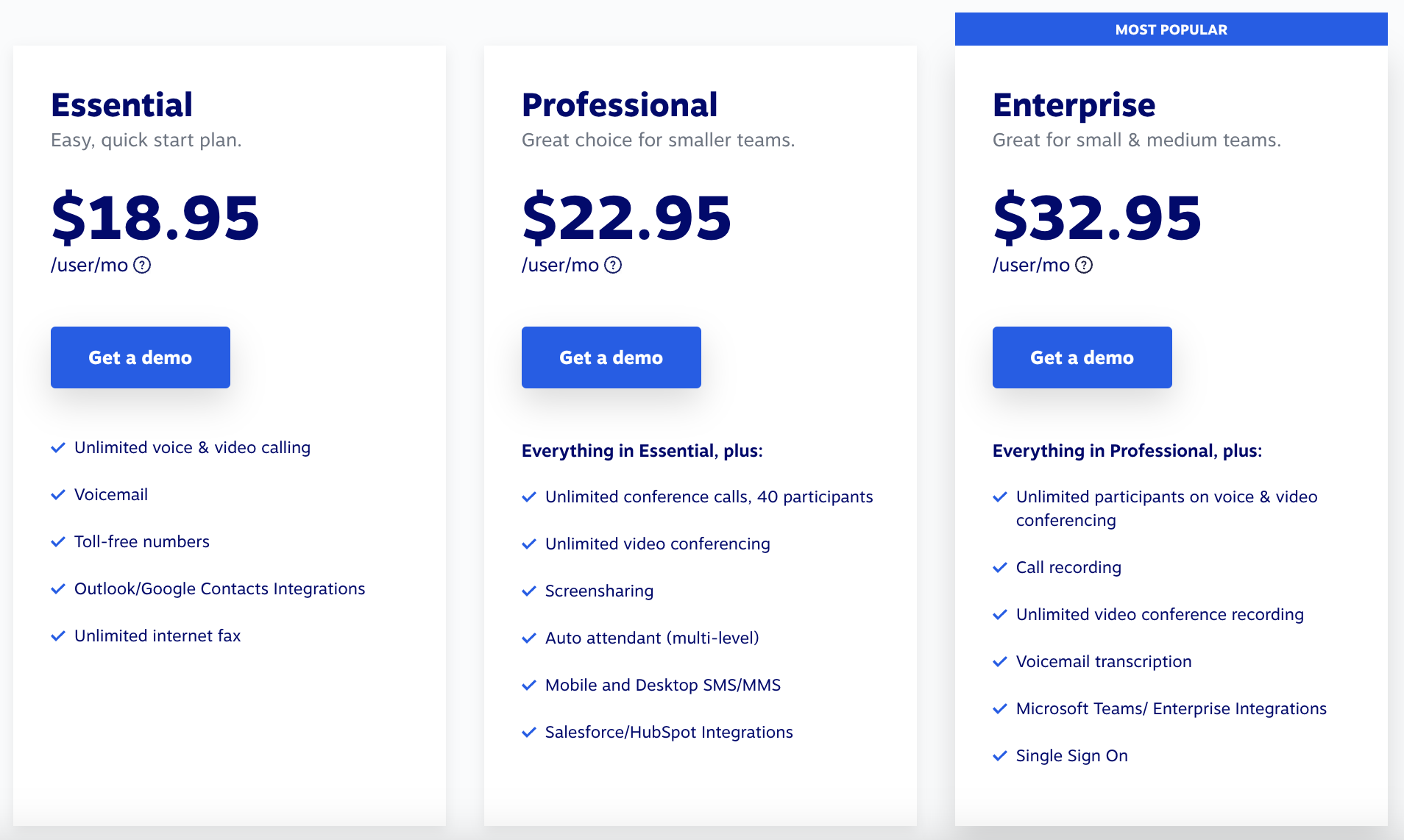 Nextiva pricing