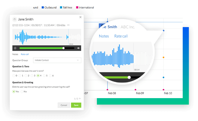 Recording calls in Nextiva