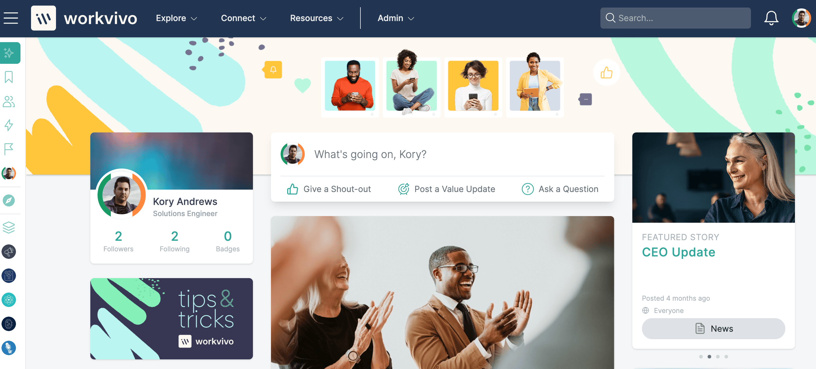 Workvivo employee experience platform