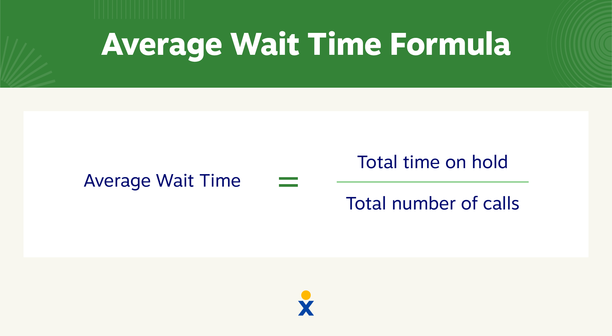 Average wait time formula