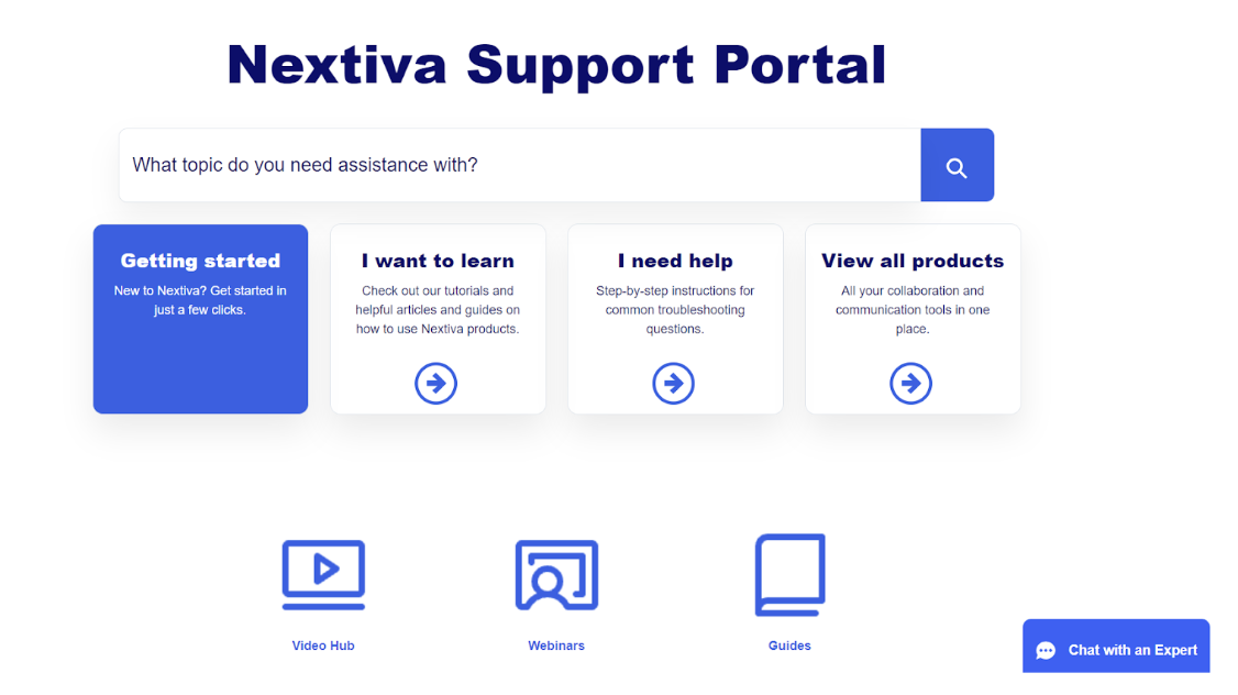 Nextiva support portal