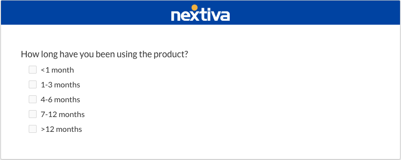 Nextiva survey tool