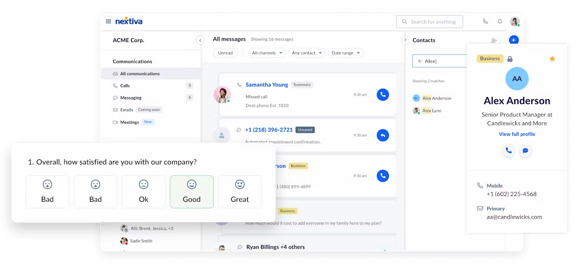 Nextiva unified CX platform