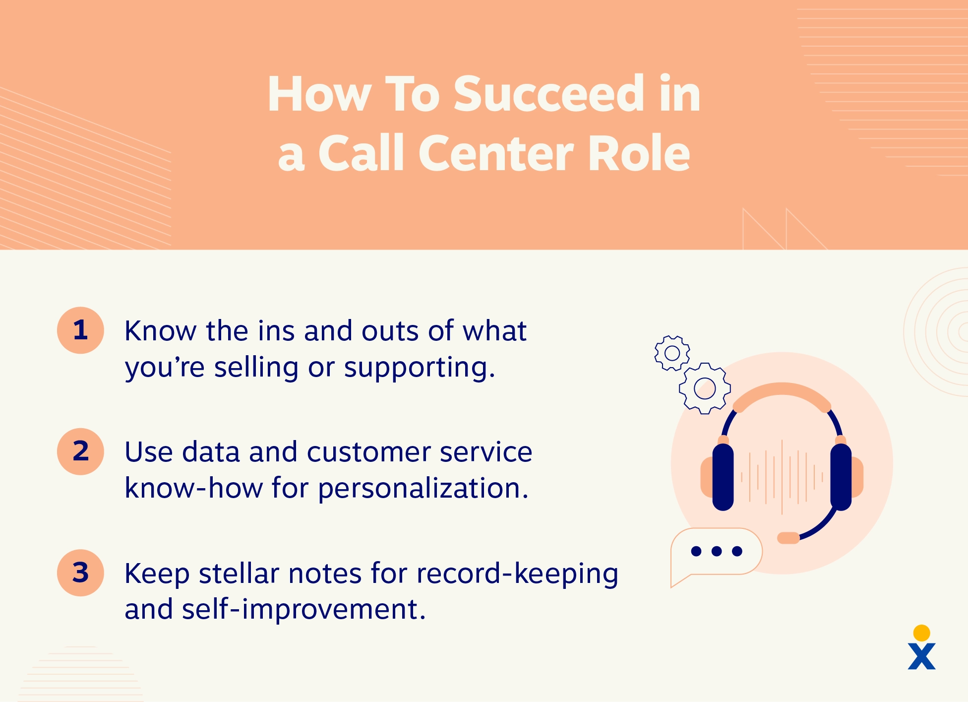 Three tips how to succeed in a call center role.