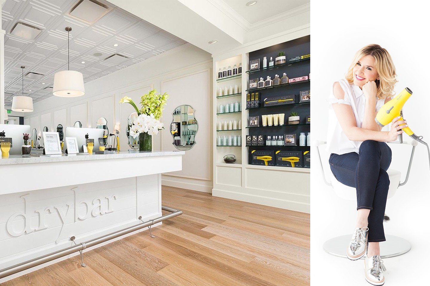 Customer Service Examples: The Drybar store and founder