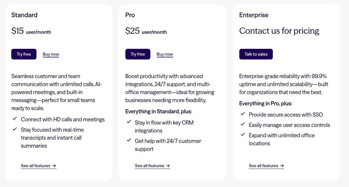 Dialpad pricing