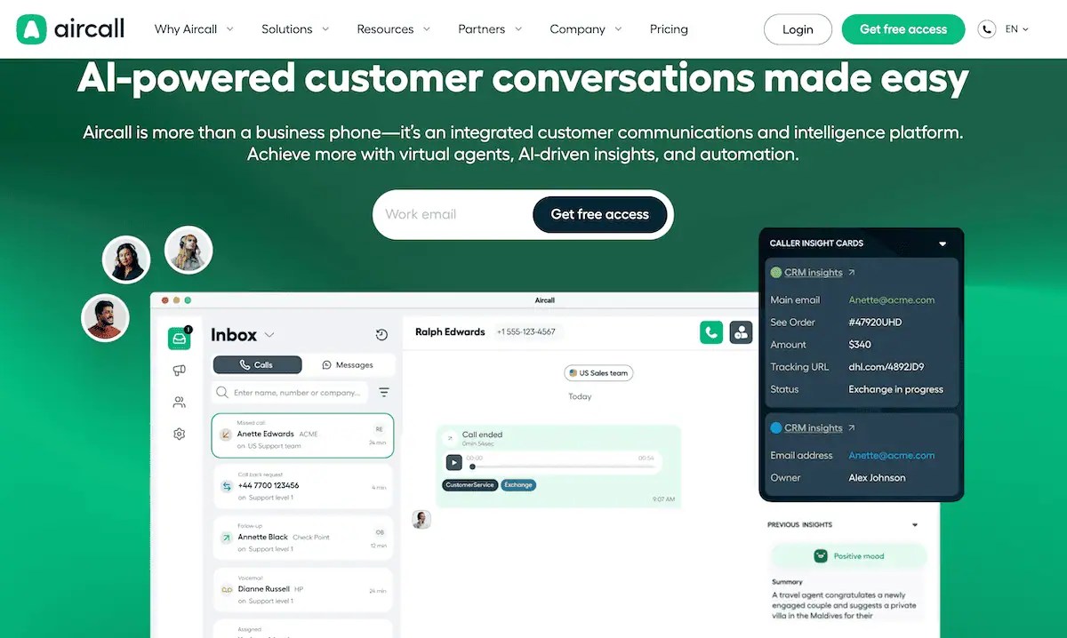 Aircall - CloudTalk alternative