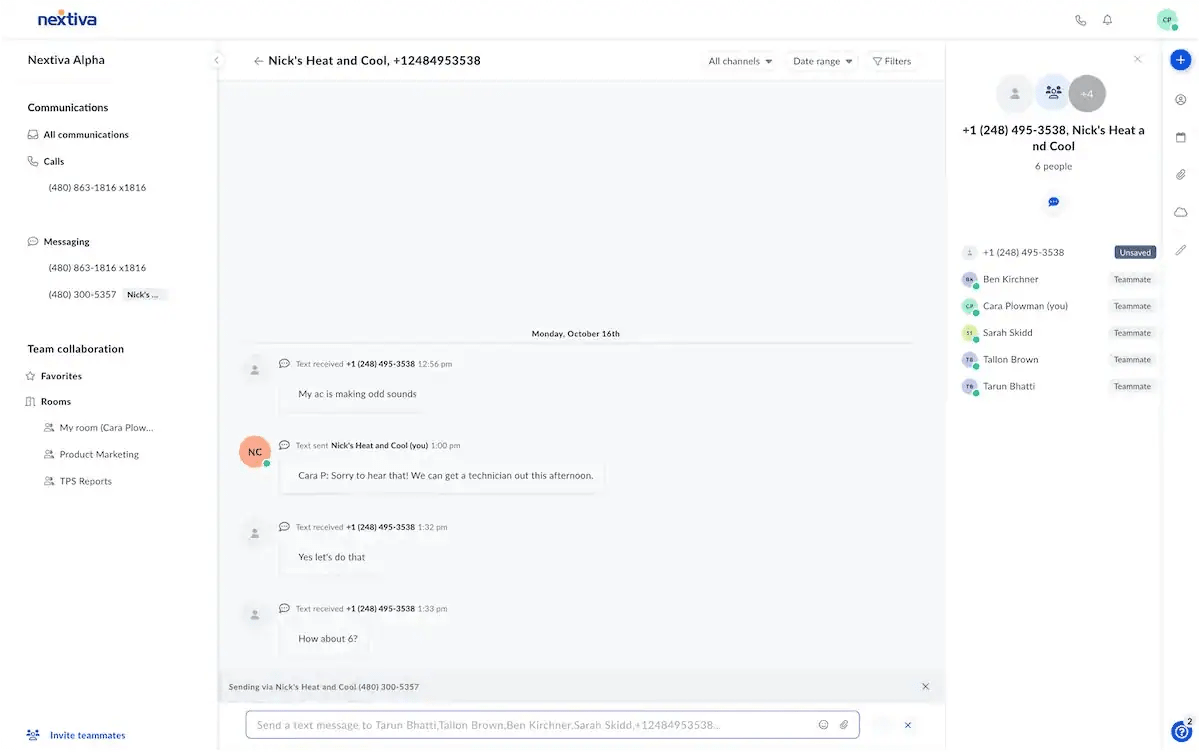 Contact center’s broadcast or batch messaging features - reduce patient no-shows