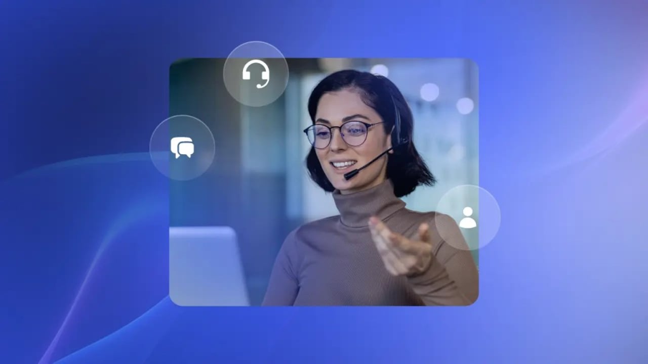 An agent uses a call center script to provide great customer experiences.