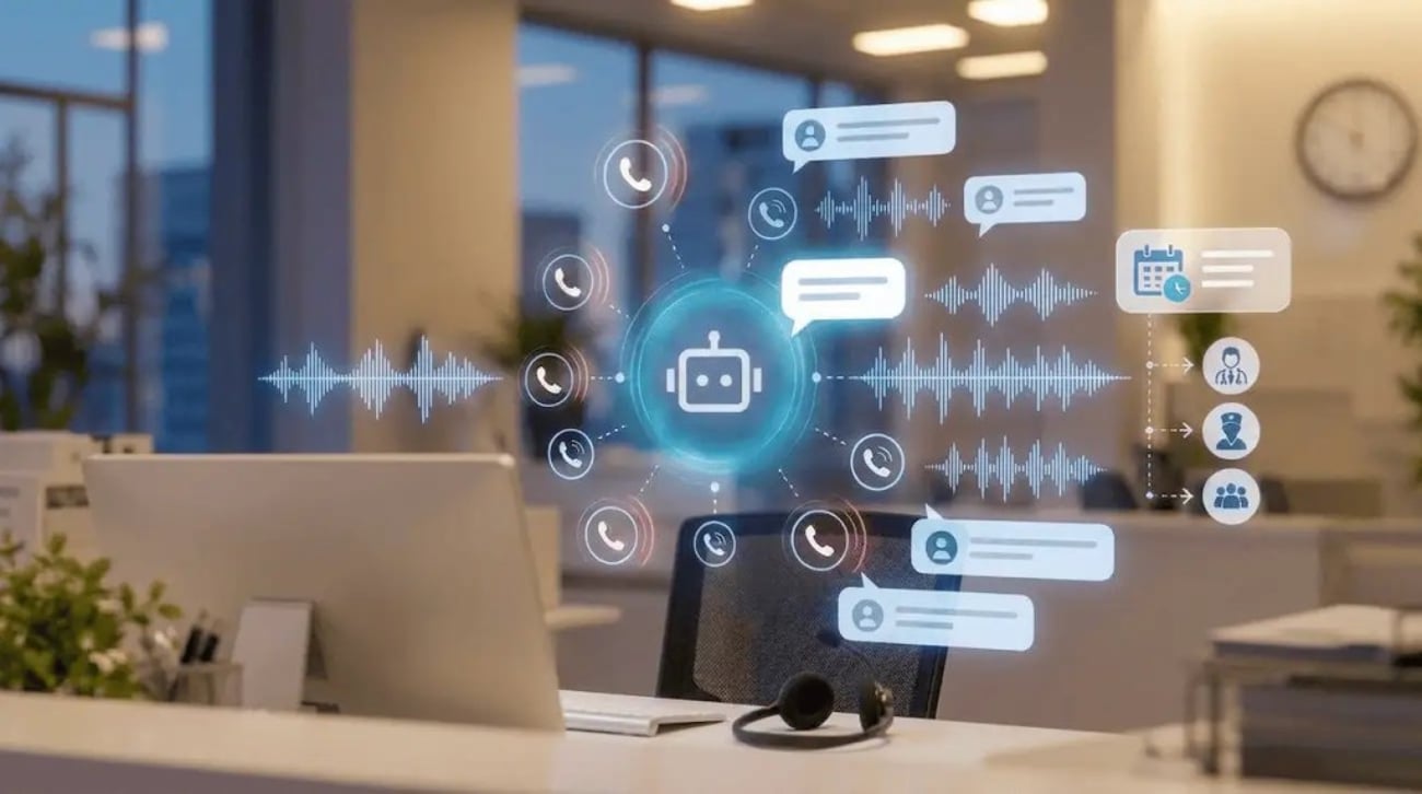 AI answering service for healthcare call volume