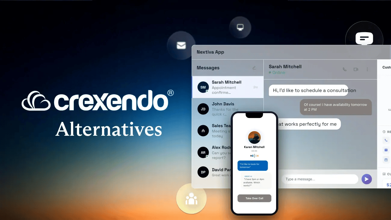 Top 7 Crexendo Alternatives for Business Communications
