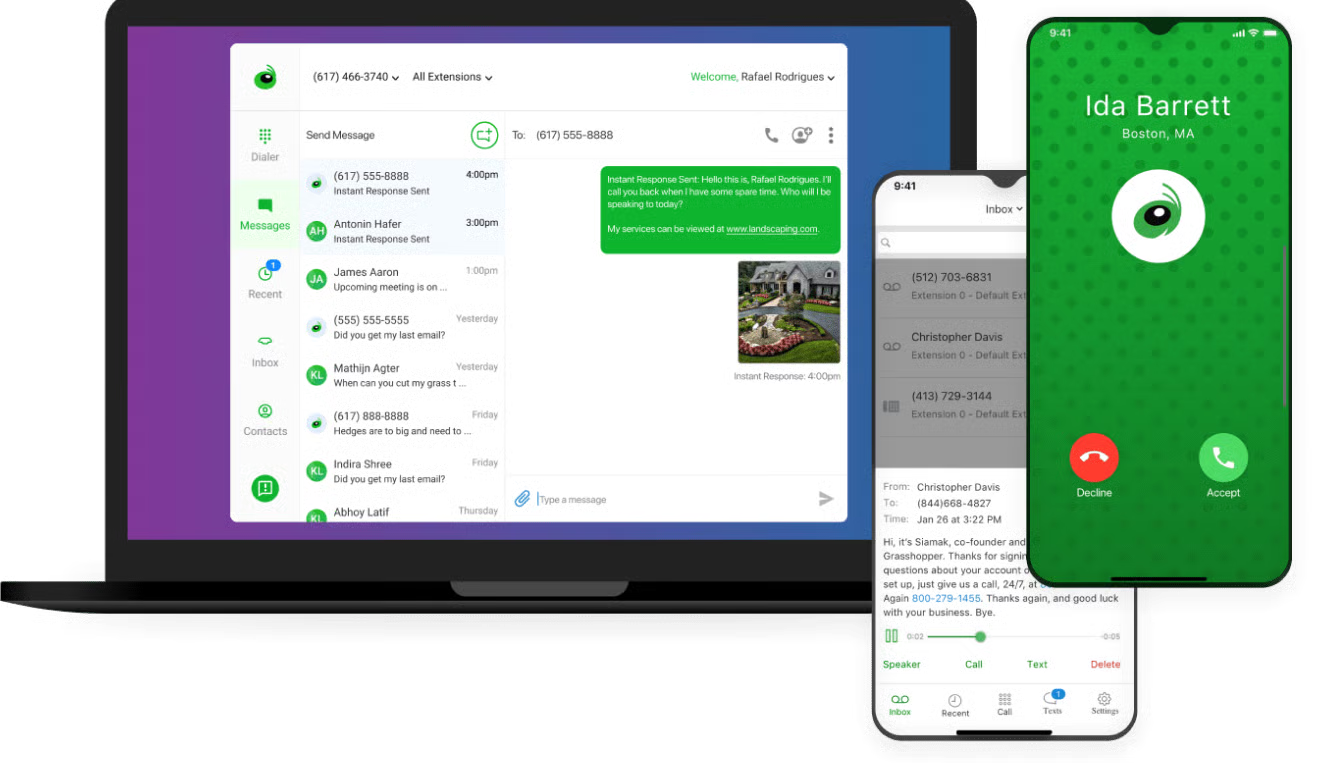 grasshopper phone service
