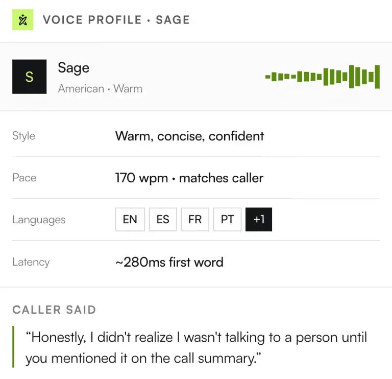 XBert AI - voice profile: Sage