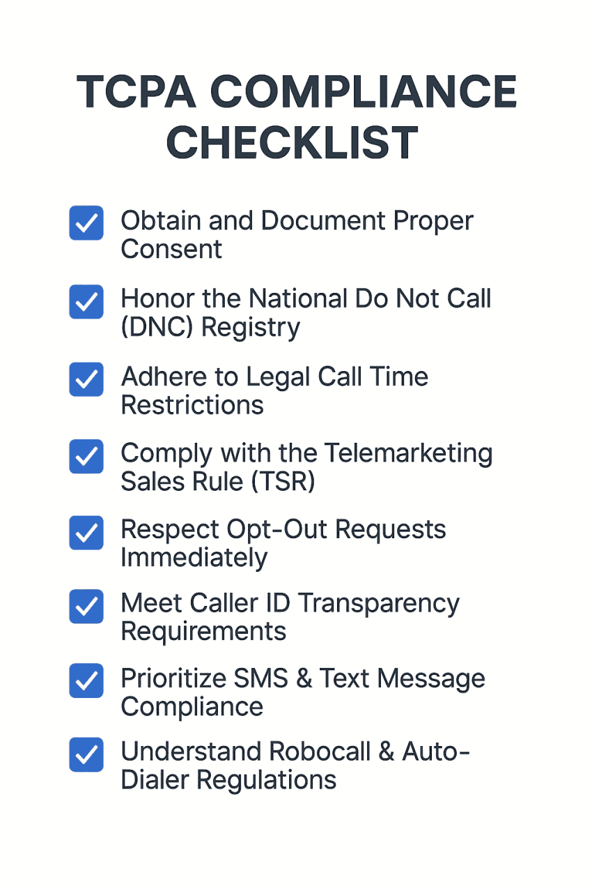 TCPA Compliance Checklist