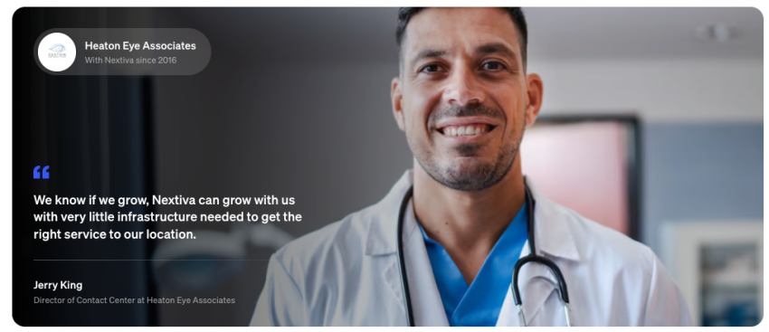 Heaton Eye Associates Endorsing Nextiva