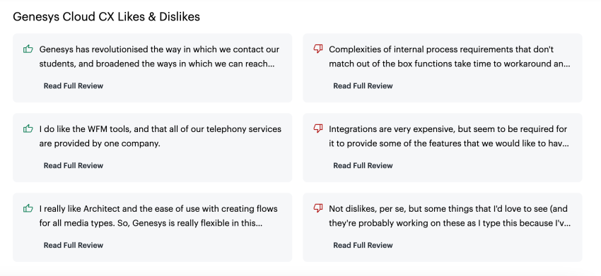 Genesys review Gartner