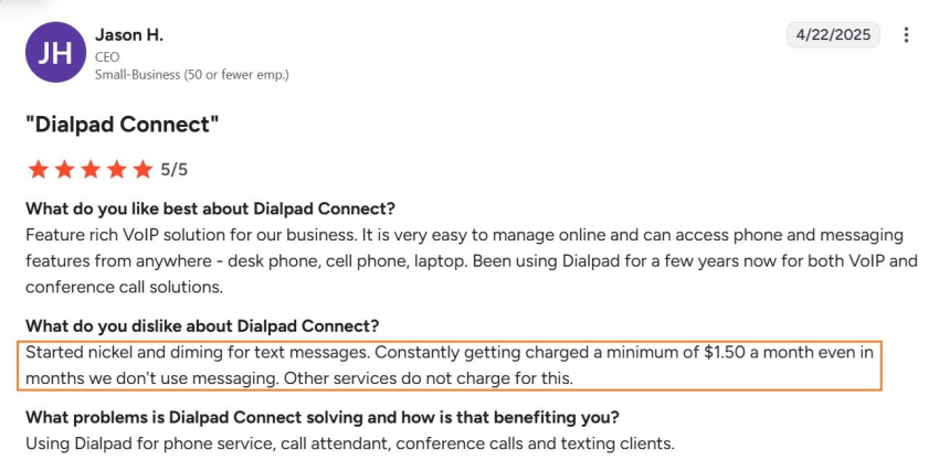 Dialpad reviews