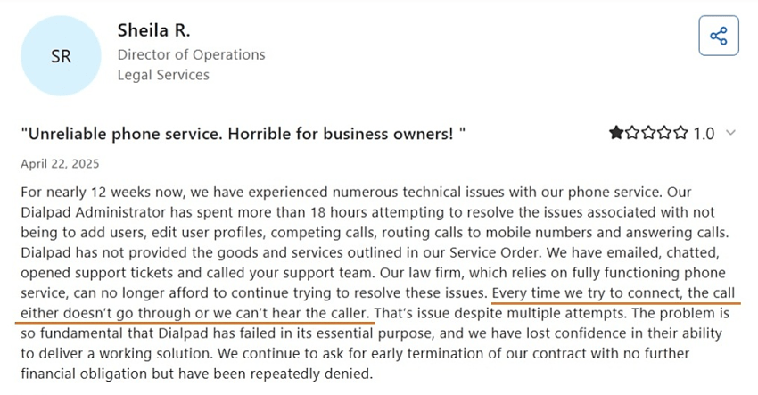 Dialpad reviews