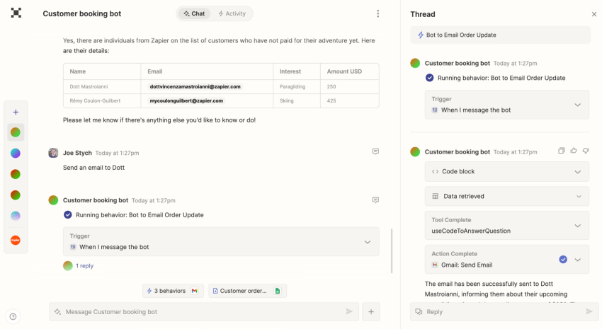 Zapier Central AI bot