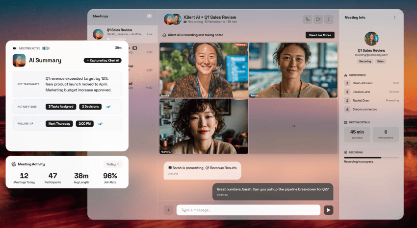 AI video meeting software