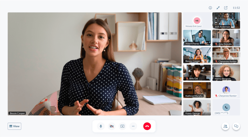 Nextiva video meeting software