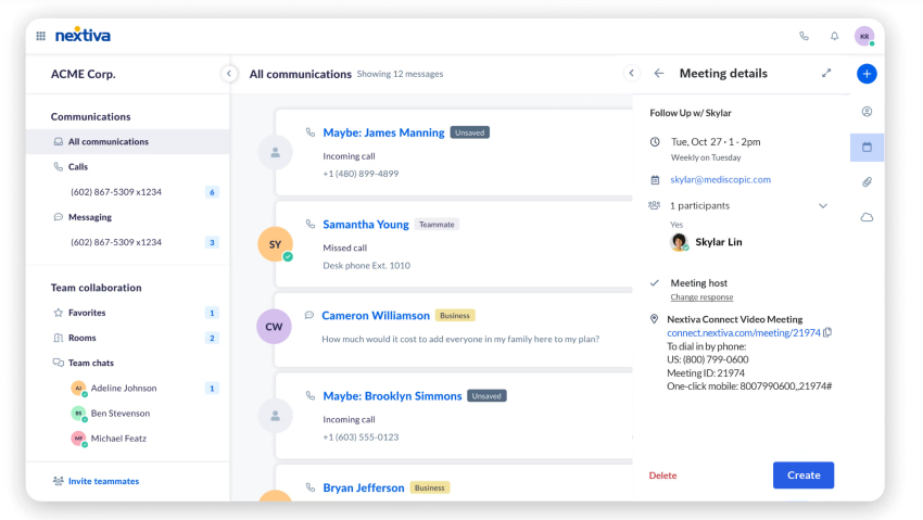 Nextiva business communications