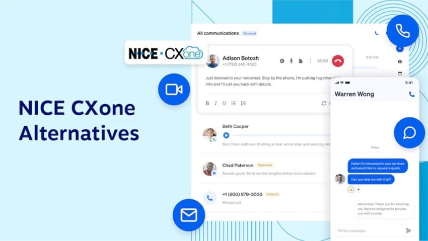 Top 6 NiCE CXone Alternatives for Your Contact Center