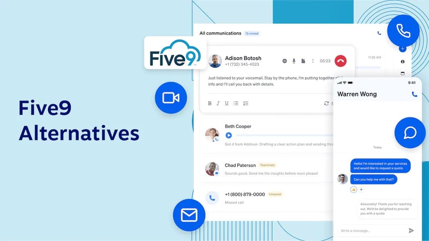 12 Best Five9 Alternatives & Why You Should Choose Them