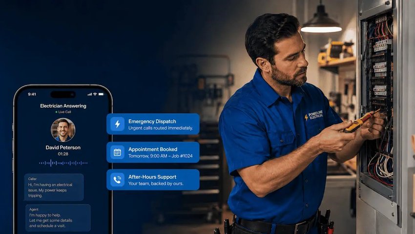 Answering Service for Electricians: The Complete 24/7 Guide