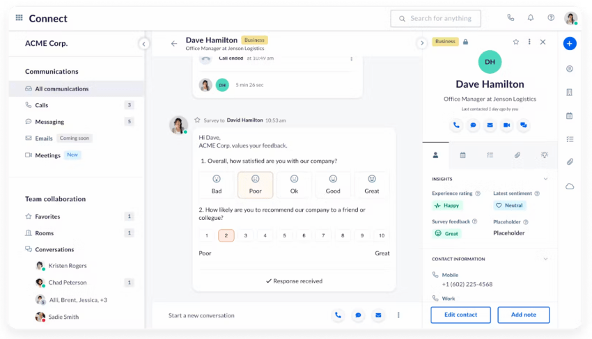 Nextiva customer intelligence