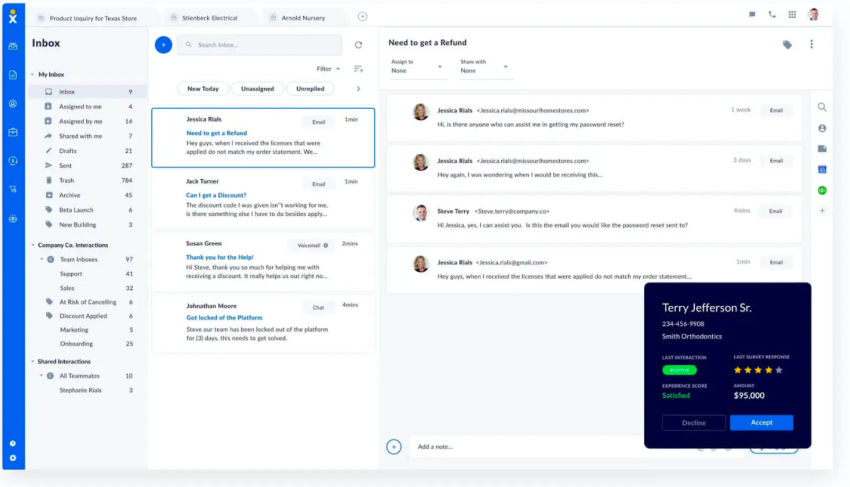 Nextiva CX data