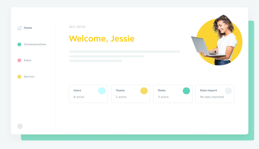 Customer portal for self-help