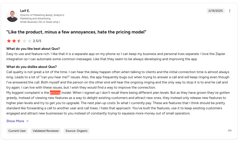 OpenPhone pricing review