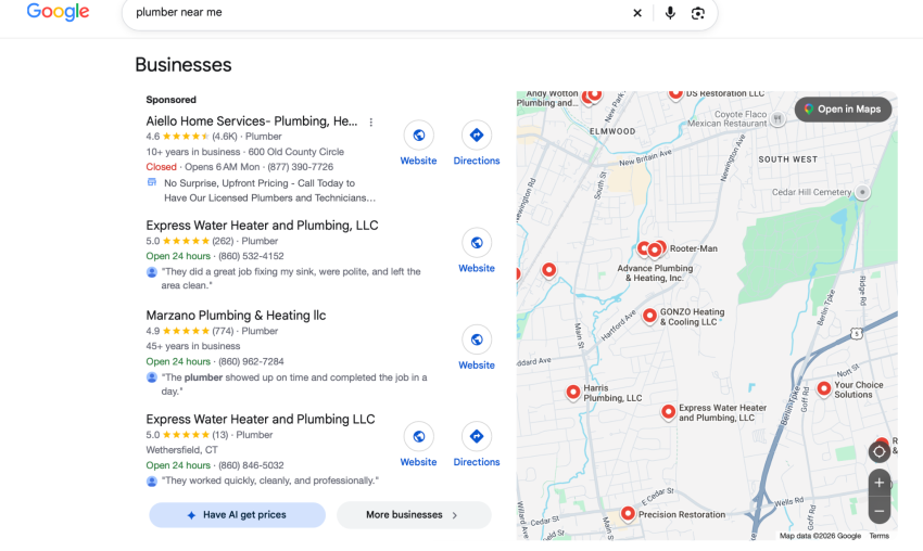 Google Local Services ads