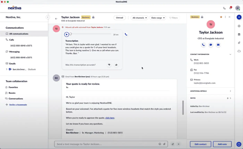 Nextiva-all-in-one-communication-platform