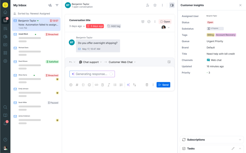 Kustomer CX platform