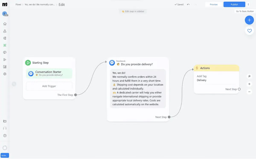 Manychat AI chatbot