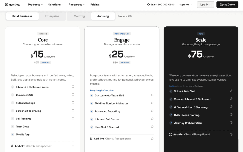 Latest-new-Nextiva-pricing
