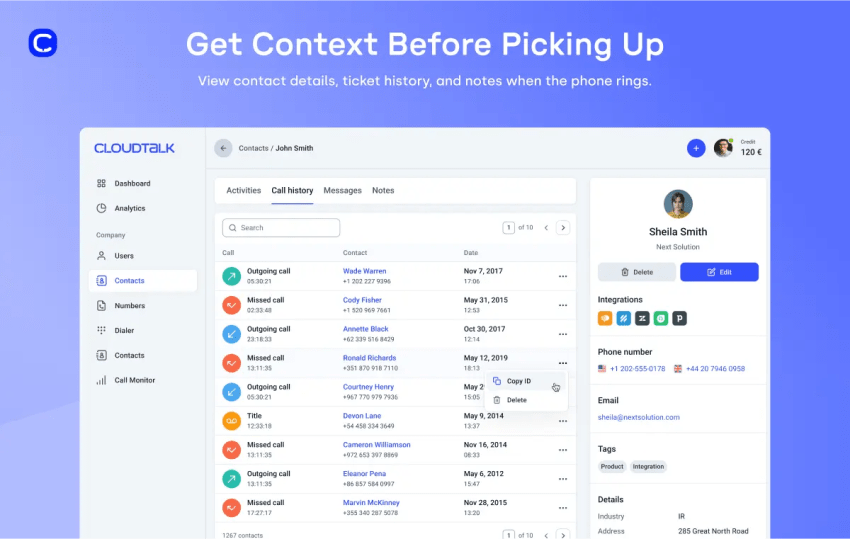 CloudTalk integrations