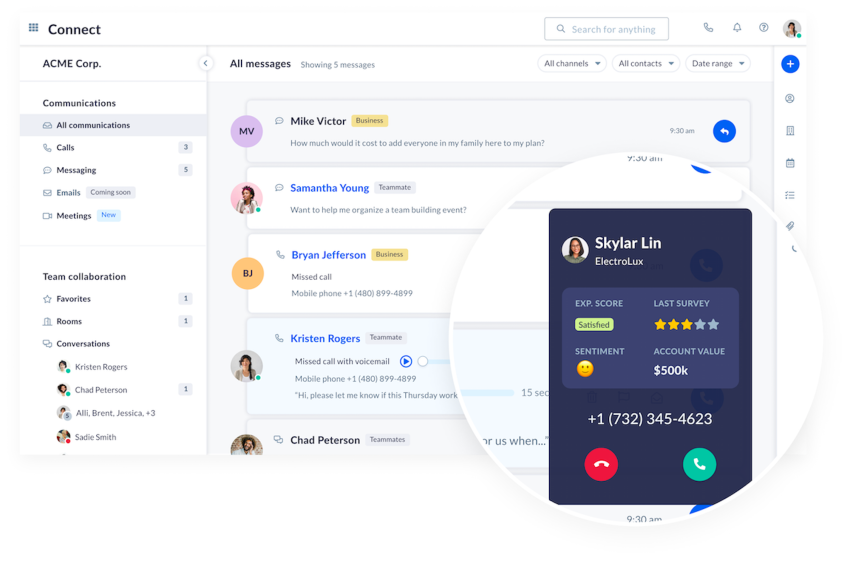 Incoming Phone Call Notification - Nextiva